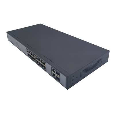 VLAN DIP Fiber Managed Switch 16 Ports 100Mbps POE 2 100Mbps Uplink Ports