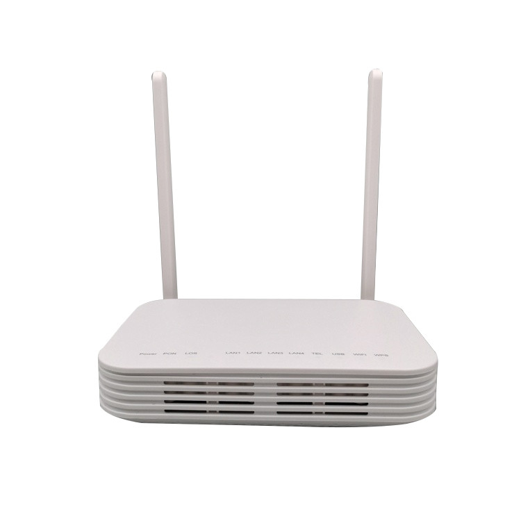 FTTH GPON ONU ONT 2.4G WiFi 1GE 3FE 1TEL Hisilicon Optical Network Terminal